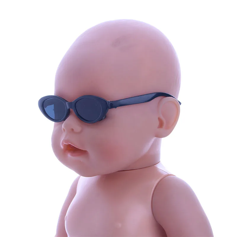 Кукла солнцезащитные очки модные черные подходят 43 см Born Doll & 18 дюймов
