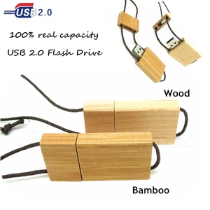 Модное ожерелье деревянный бамбуковый флэш-накопитель usb карта памяти, Флеш накопитель персонализированный pendrive мини подарок 4 ГБ 8 ГБ 16 ГБ 32 ГБ