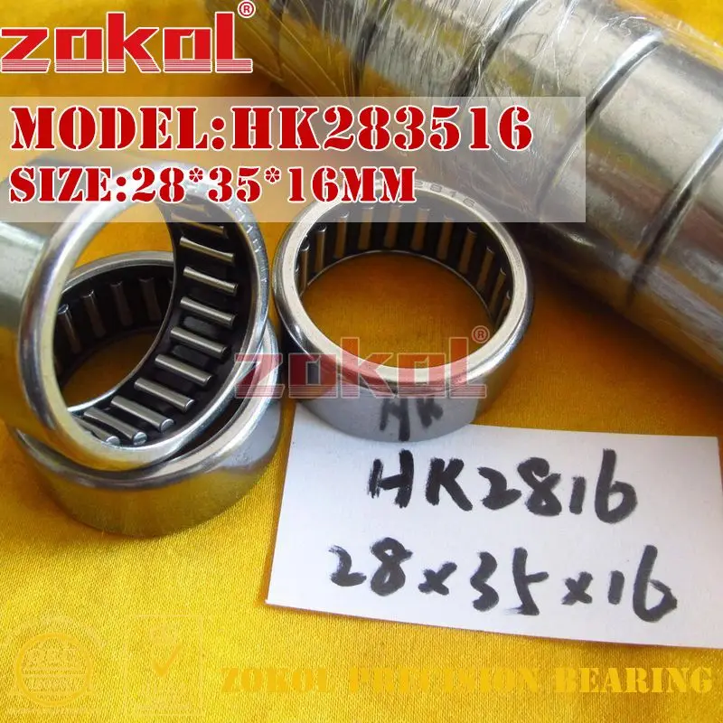 Подшипник ZOKOL HK2525 HK2816 HK253222 HK253225 HK283516 игольчатый роликовый подшипник 25*32*22/25 мм