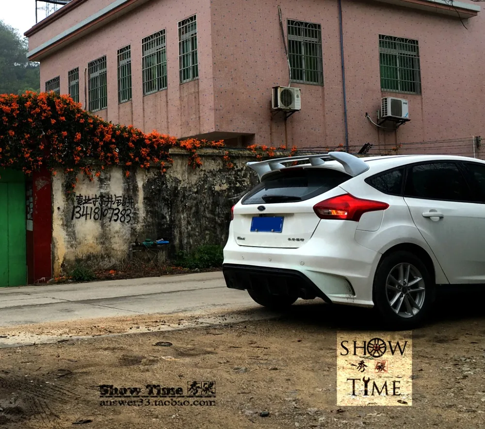 Подходит для FOCUS RS 2012 2015 задний спойлер из углеродного волокна|carbon fiber rear spoiler|rear