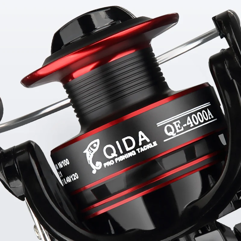 Metal Powerful Fishing Reels Left/Right Foldable Handle High Capacity Spool For Saltwater Freshwater C55K Sale | Спорт и развлечения