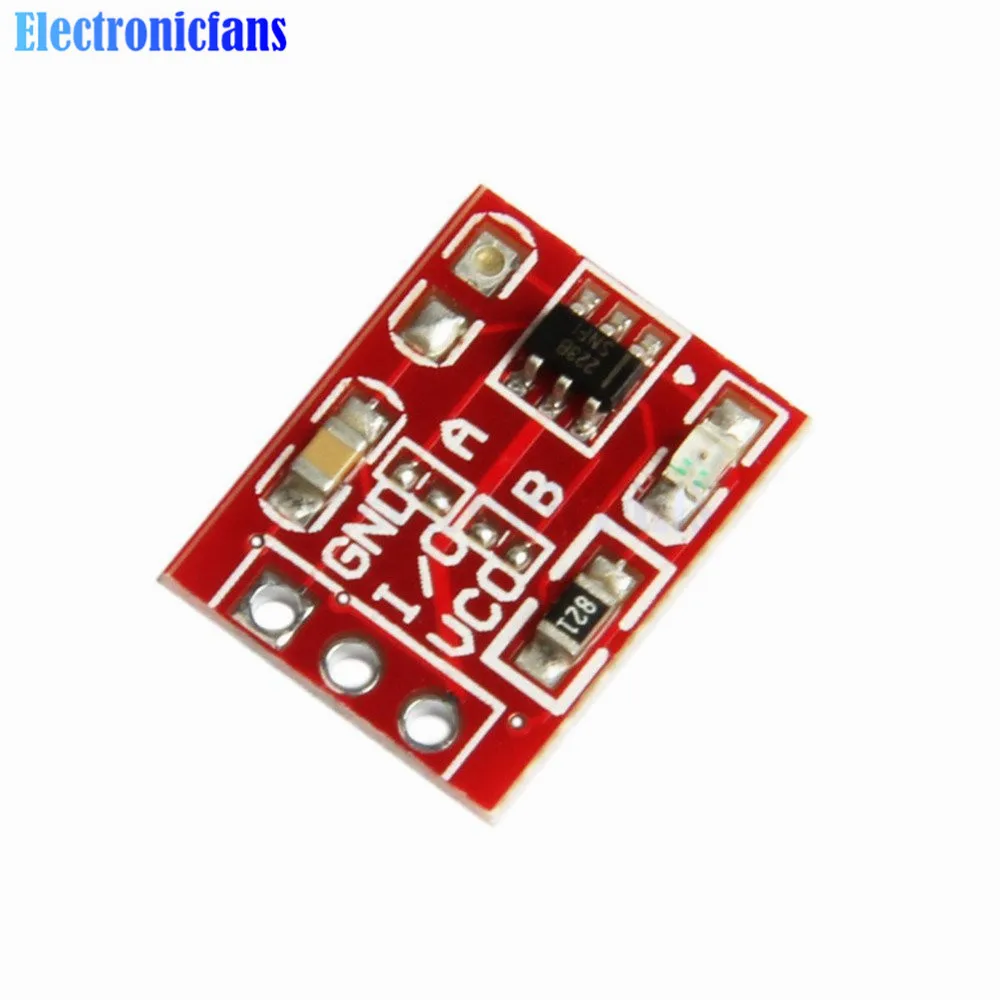 Сенсорный кнопочный коммутационный модуль TTP223 5 шт./лот сенсорная кнопка