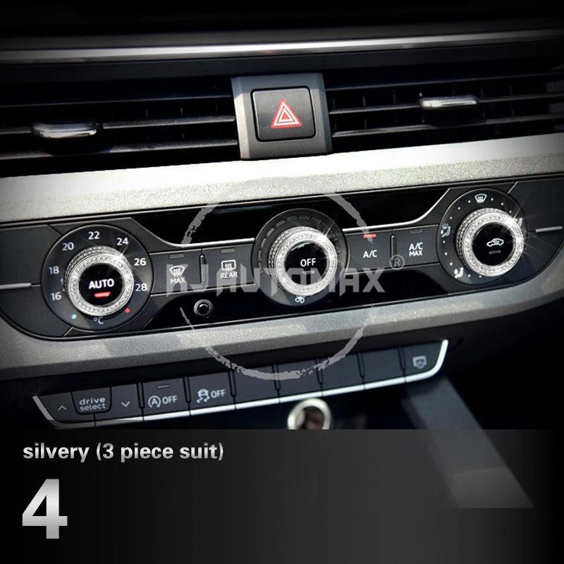 KJAUTOMAX для Audi Новинка A4/A5 пусковая кнопка логотип Outle наклейка украшение