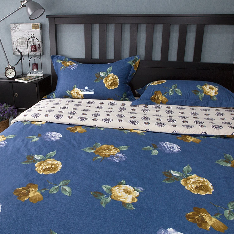 Европейский и американский Классический народный ветер синий постельные