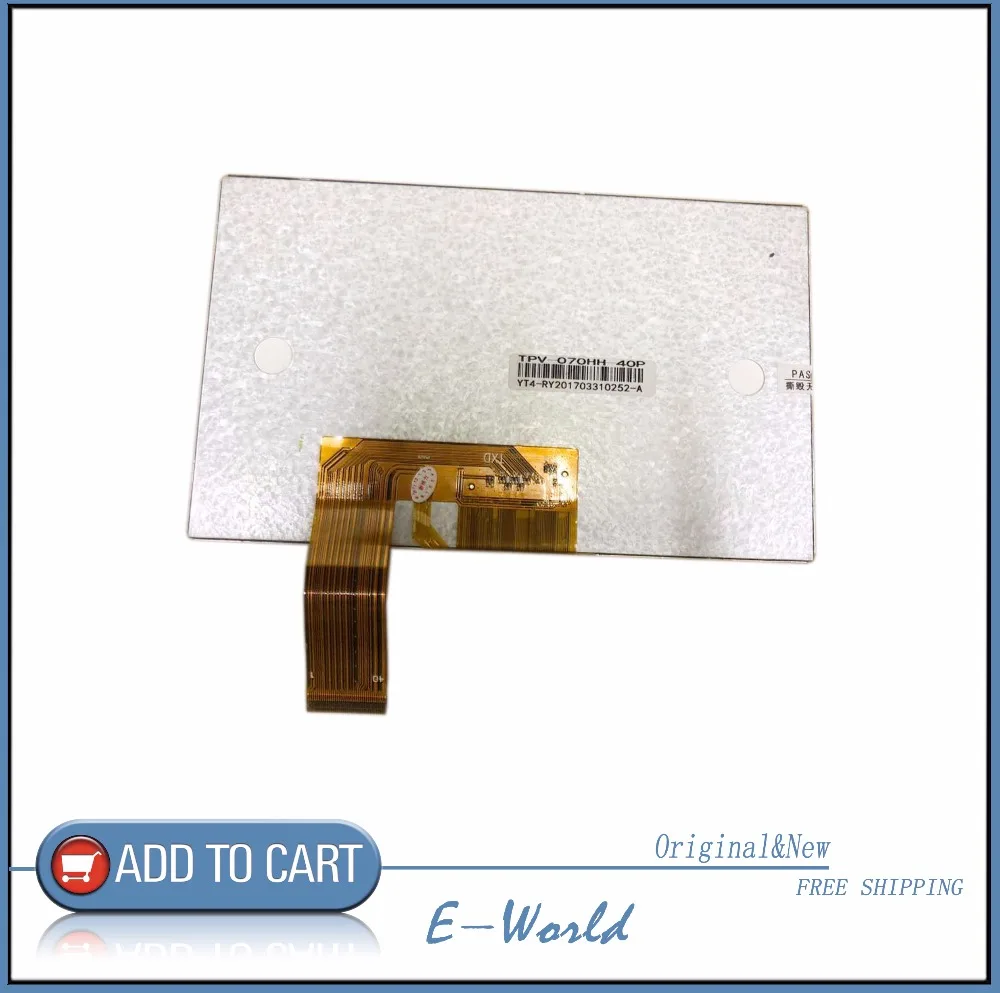 

Original 7inch 40pin LCD screen TPV-070HH-40P TPV-070HH-40 TPV-070HH free shipping