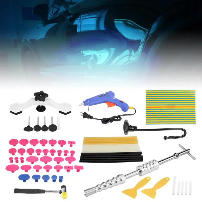 Инструмент для удаления вмятин без покраски кузова автомобиля клеевой пистолет |