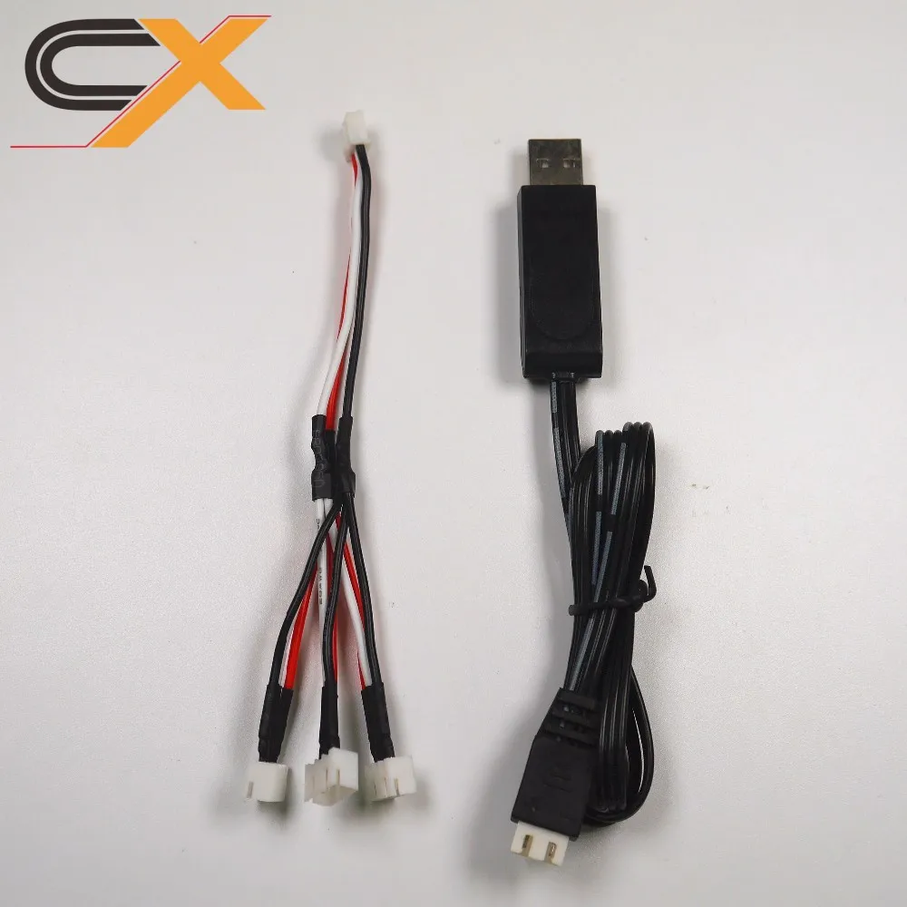 Высококачественный 7 4 В 2 S USB charger 3in1 кабель Для Сыма батареи x8c V666 A969 V912 FT009 RC drone