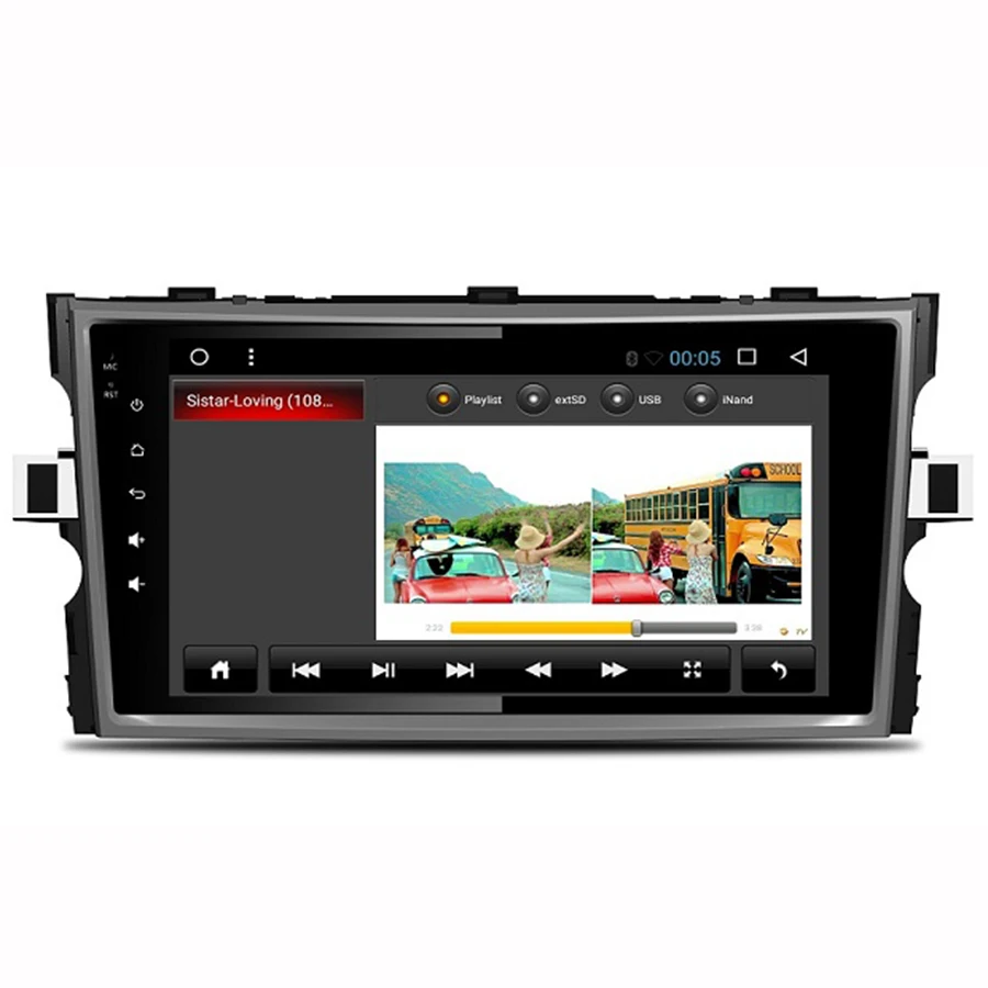 Asvegen 8 Inch Android 8.1 2GB+32GB Quad Core Car Navigation Bluetooth Multimedia Audio Video Player For Toyota Verso E'Z | Автомобили
