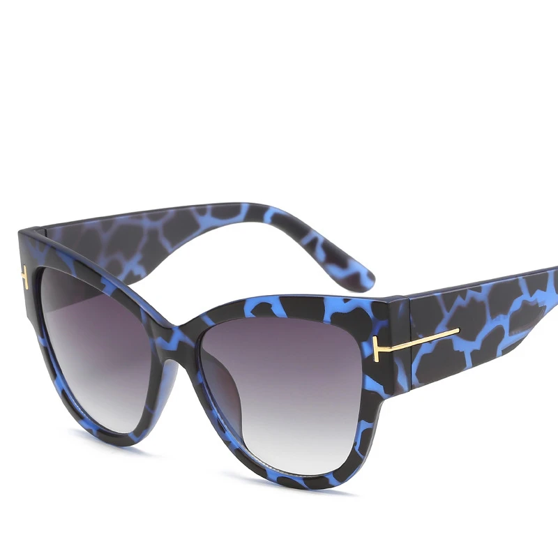 Gradient Points Sun Glasses Tom High Fashion Designer Brands For Women Sunglasses Cateye oculos de sol feminino Luxury Vintage | Аксессуары