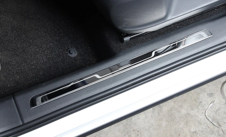 Для Tiguan второго поколения дверной порог из нержавеющей стали приветственный стикер для педали автомобиля декоративные аксессуары для стайлинга автомобиля