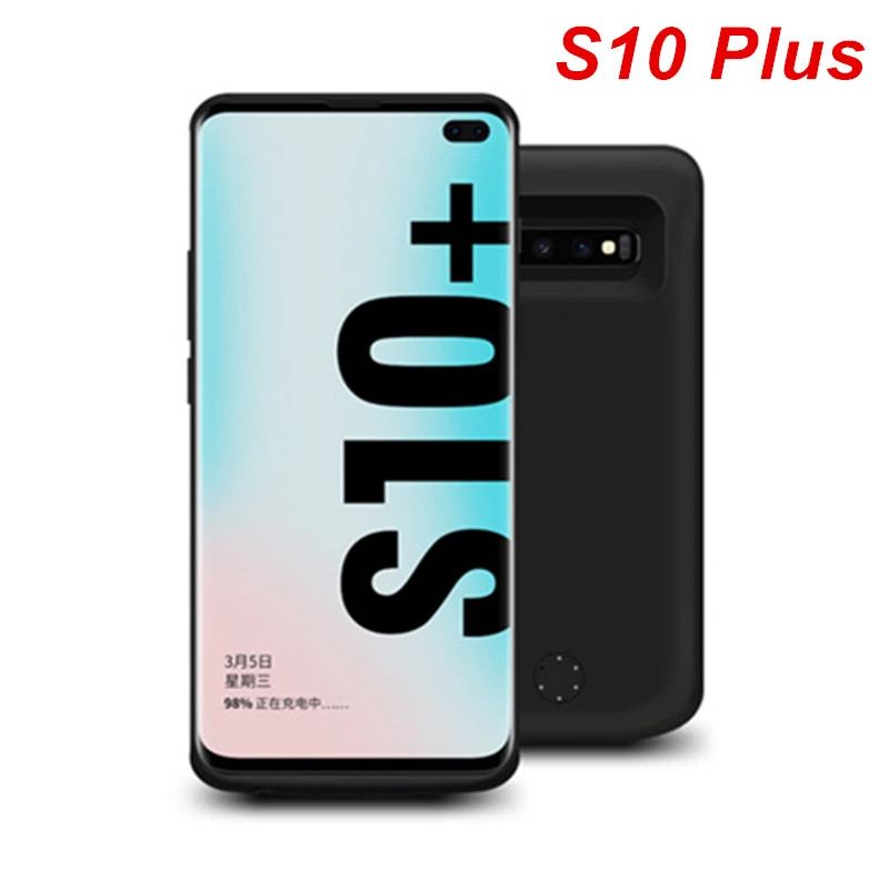 Чехол для аккумулятора samsung Galaxy S10 Plus, чехол для зарядного устройства Smart 6000 мАч, внешний аккумулятор для samsung S10 Plus, чехол для аккумулятора