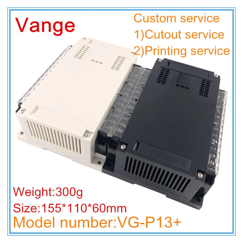 1 шт./партия, корпус для литья под давлением, PLC, коробка для проекта 155*110*60 мм, ABS пластиковый корпус, сделай сам чехол с клеммным блоком