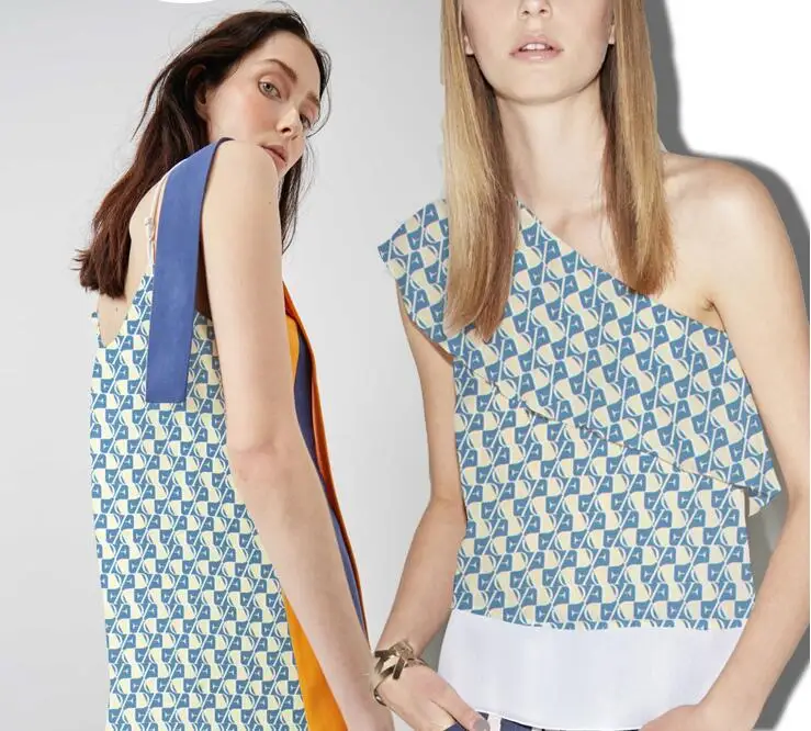 Бесплатная доставка! Модные 2 цвета двойной креп шелковая рубашка тюль платье