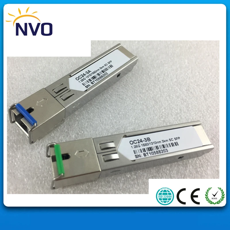 10 пара/лот 1 25G 1550/1310nm 3Km SM LC SFP модуль Comptatible с кодом Cisco DDM WDM волоконно оптический