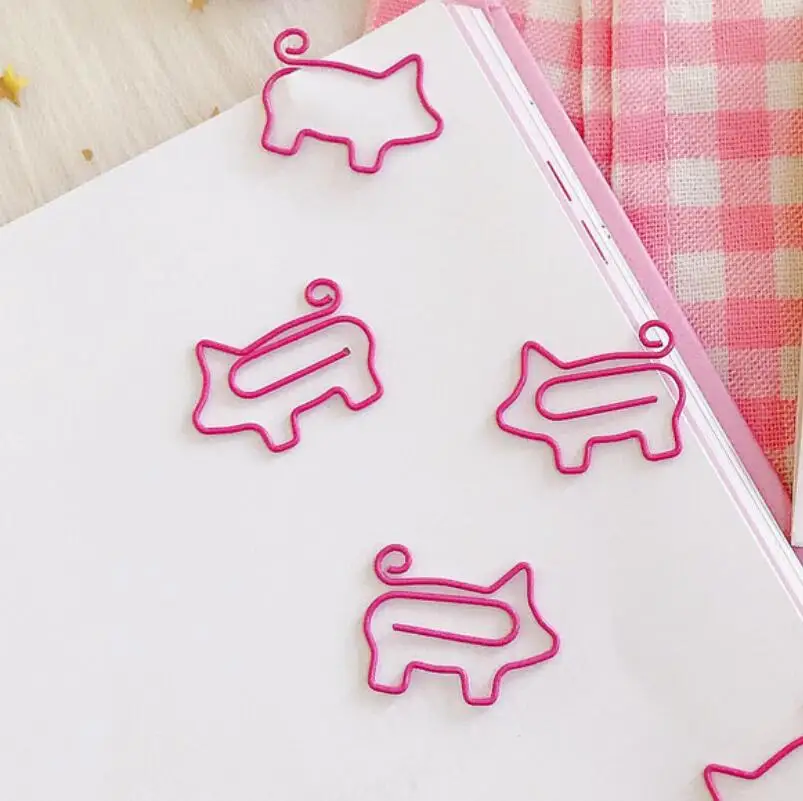 10 шт. мультяшная милая розовая креативная копилка рулон игл для бумаги