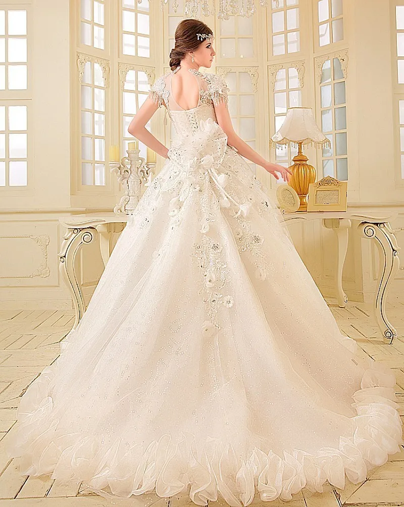 2018 Новое поступление Свадебные платья роскошное свадебное платье с кристаллами