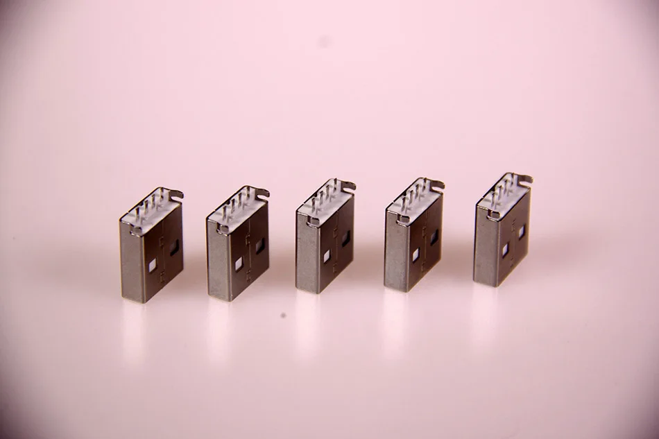 10 шт./лот короткие USB2.0 AM SMT разъем USB-Тип штекер USB пластина SMT Тип USB адаптер PCB