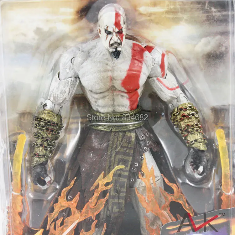 J.G Chen высокое качество NECA God of War Kratos in Ares Armor Blades ПВХ экшн фигурка игрушка 7 дюймов 18