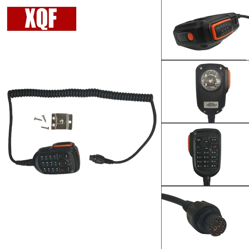 XQF 10 PIN цифровые кнопки PTT Динамик (или Микрофон) для Hytera HYT MD780 RD980 MT680 Walkie Talkie|ptt
