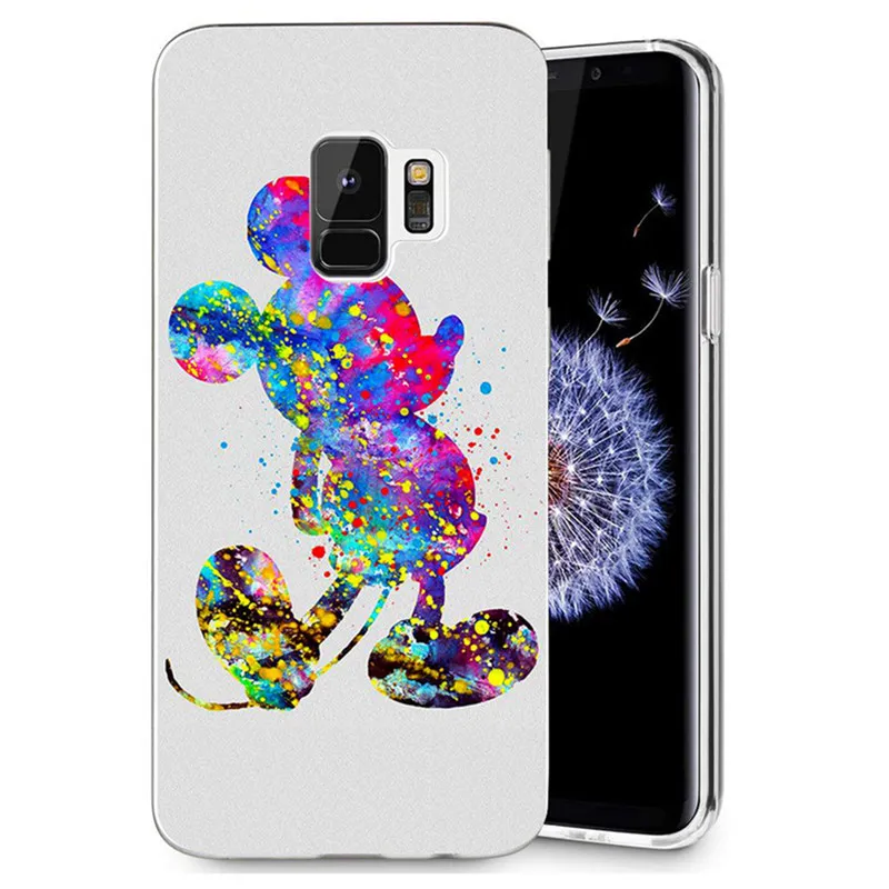 Чехол для Samsung Galaxy S9 S9Plus S8 Plus S7 edge Note 8 J720 A3 A5 2017 TPU цветной мягкий чехол с