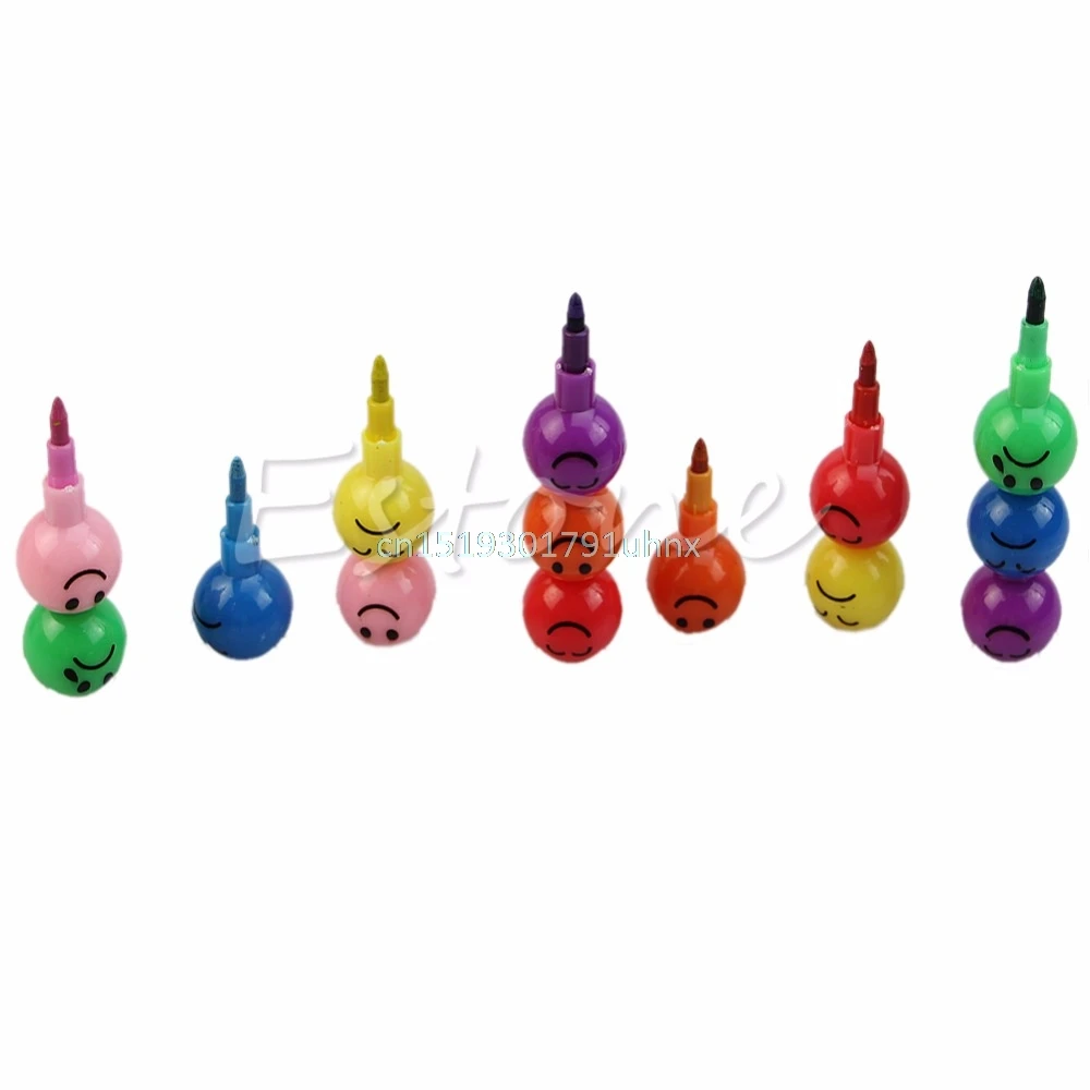 Сменные Вощеные мелки 7 цветов набор канцелярских карандашей наполнитель для