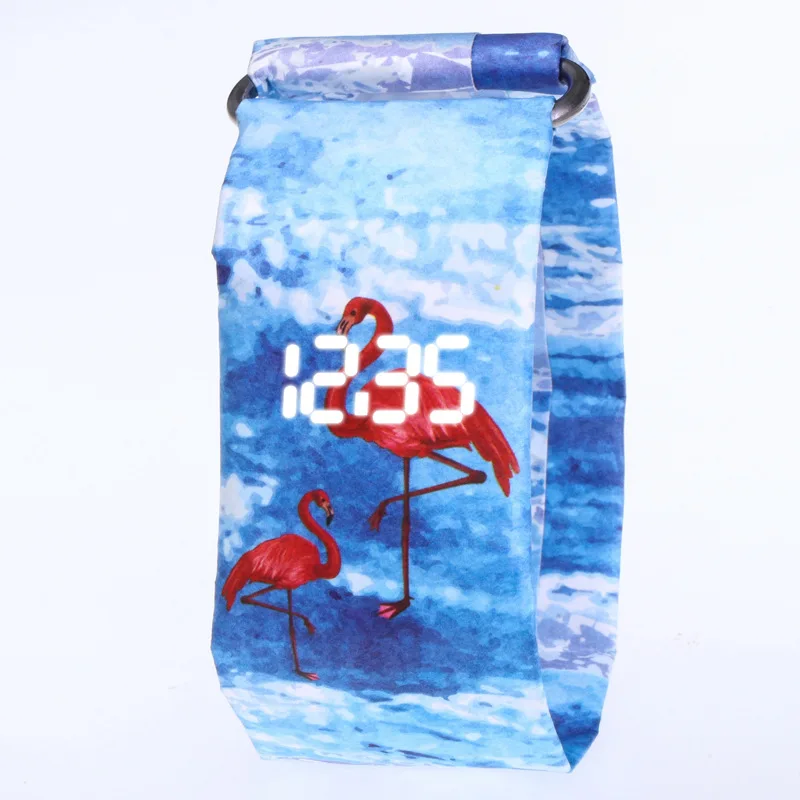 2018 New Creative Women LED Paper Watch Waterproof Boy girl Ladies Strap Digital Watches Relogio Feminino saat | Наручные часы