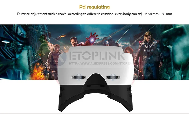 Baofeng Mojing XD 3D VR Очки виртуальной реальности шлем картонная коробка для iPhone Android 4,7-5," смартфон+ геймпад