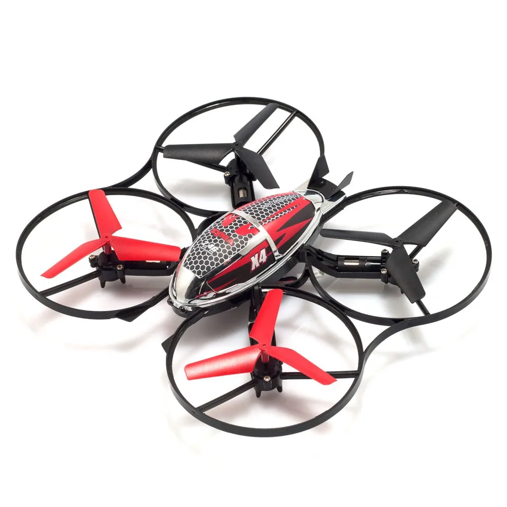 Оригинал Сыма X4 4ch 2.4 ГГц 6 оси гироскопа вертолет Quadcopter вспышки света мини