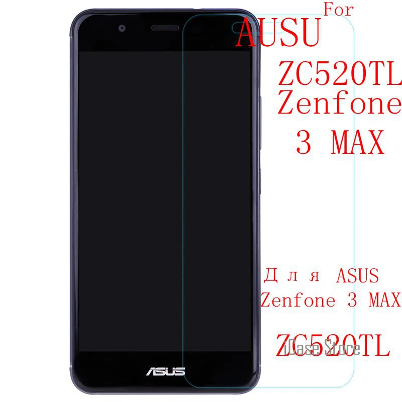 9H Sklo закаленное стекло для Asus Zenfone 3 Max Защитная пленка экрана ZC520TL zc 520 tl zc520 520tl mobil