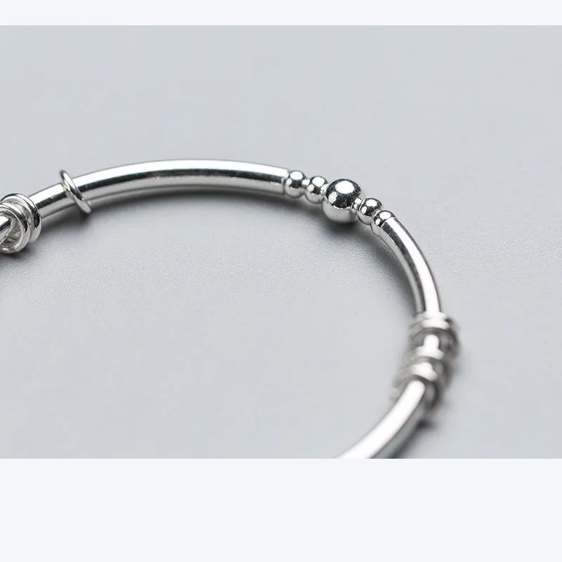 Большие серебряные браслеты из бисера 925 пробы ручная работа сделай сам