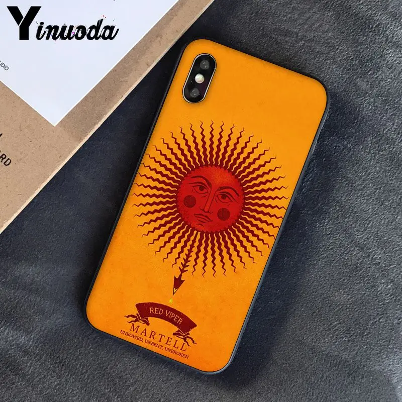 Yinuoda Игра престолов дом Старк DIY окрашенный красивый чехол для телефона для Apple iPhone 8 7 6 6S Plus X XS MAX 5 5S SE XR чехол