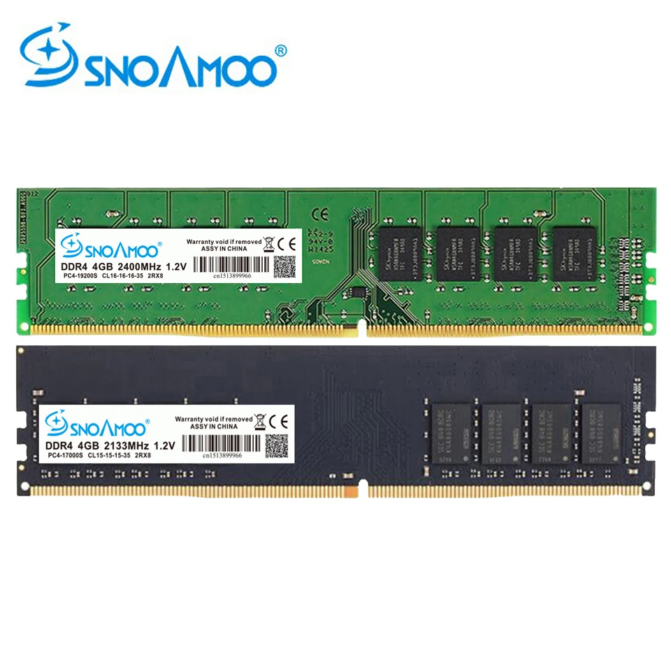 SNOAMOO Новый настольный ПК DDR4 8 Гб 2133-2400 МГц CL15 PC4-17000S 1,2 в 2Rx8 288-Pin DIMM для Intel компьютера RAMs пожизненная Гарантия