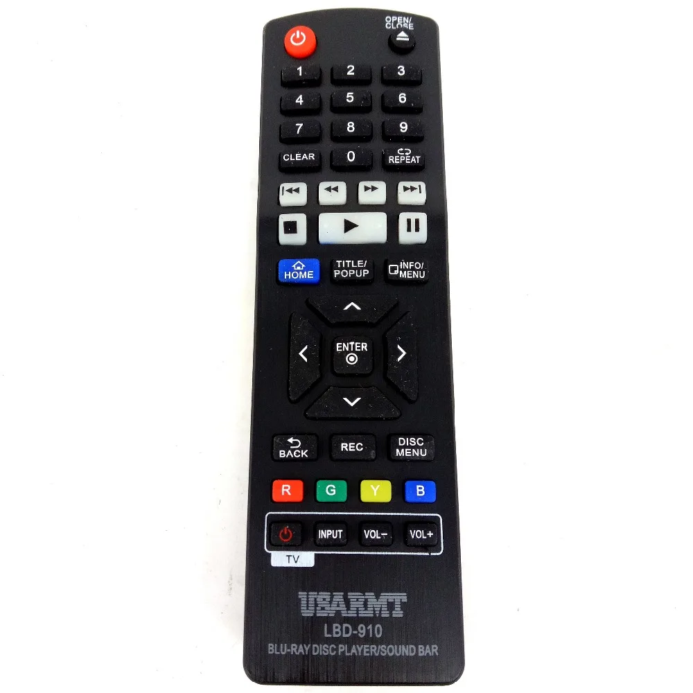 Пульт дистанционного управления USARMT Новый LBD-910 для LG Blu-Ray DVD-плеера BD650 BPM53 BP135 BP340