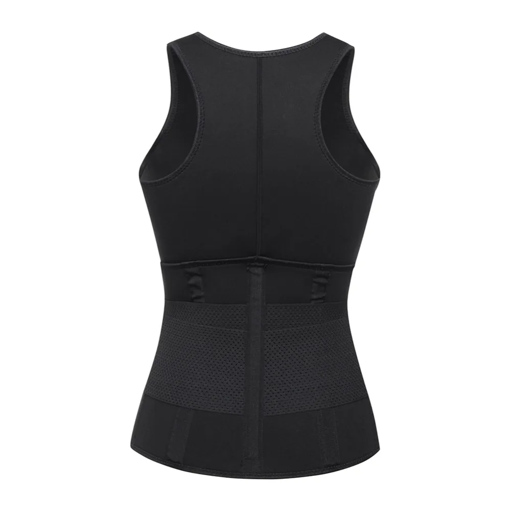 Yumdo плюс размер Neoprene неопрен Пот Сауна тело корсет утягивающий корсет стягивающая безрукавка