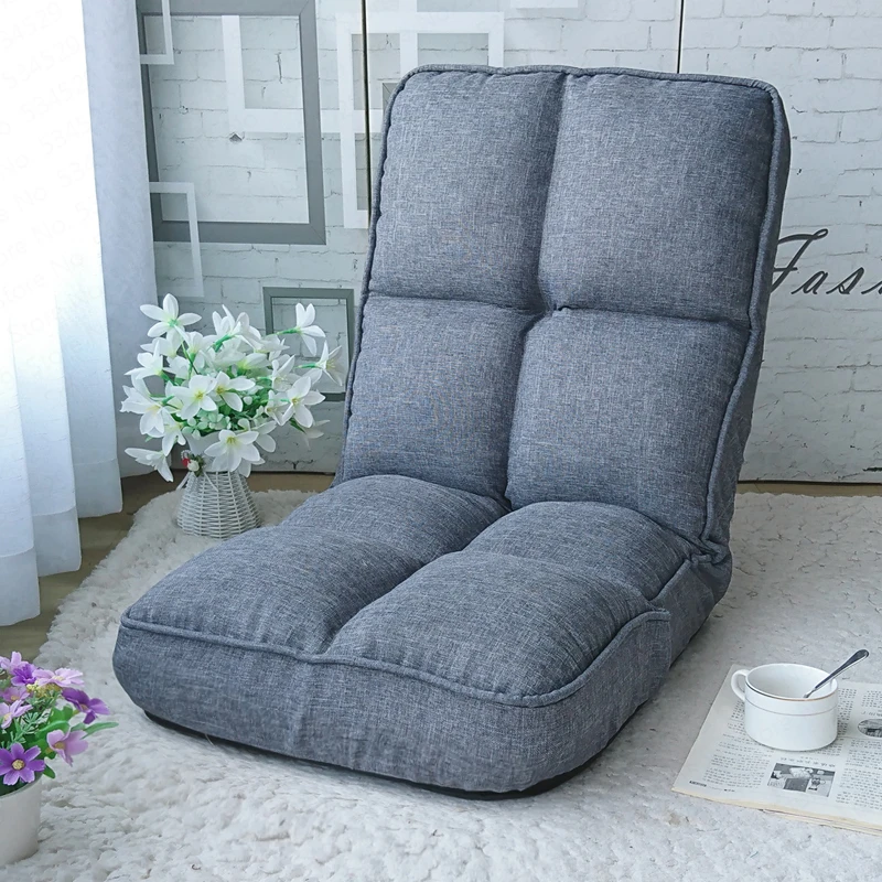 

Lazy Tatami Small Sofa Single Leisure Folding Bed Dormitory Computer Bedroom Balcony Bay Window Chair Living Room Furniture