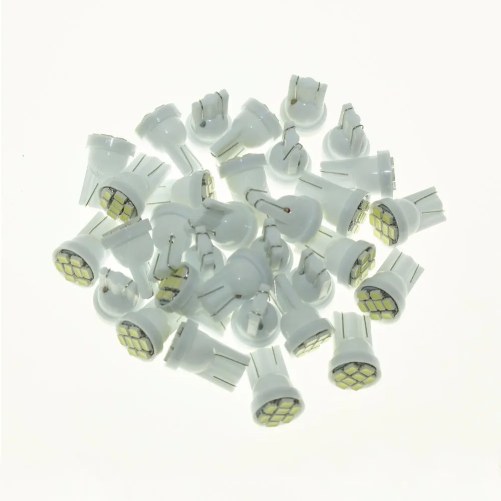 3020 x Сверхъяркие 8SMD Светодиодные Автомобильные лампы T10 W5W с клиновидным цоколем