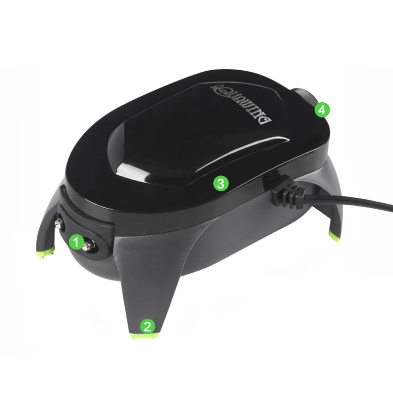 Super Aquarium Air Pump Fish Tank Compressor For Adjustable Silent Quiet Control Accessories | Дом и сад
