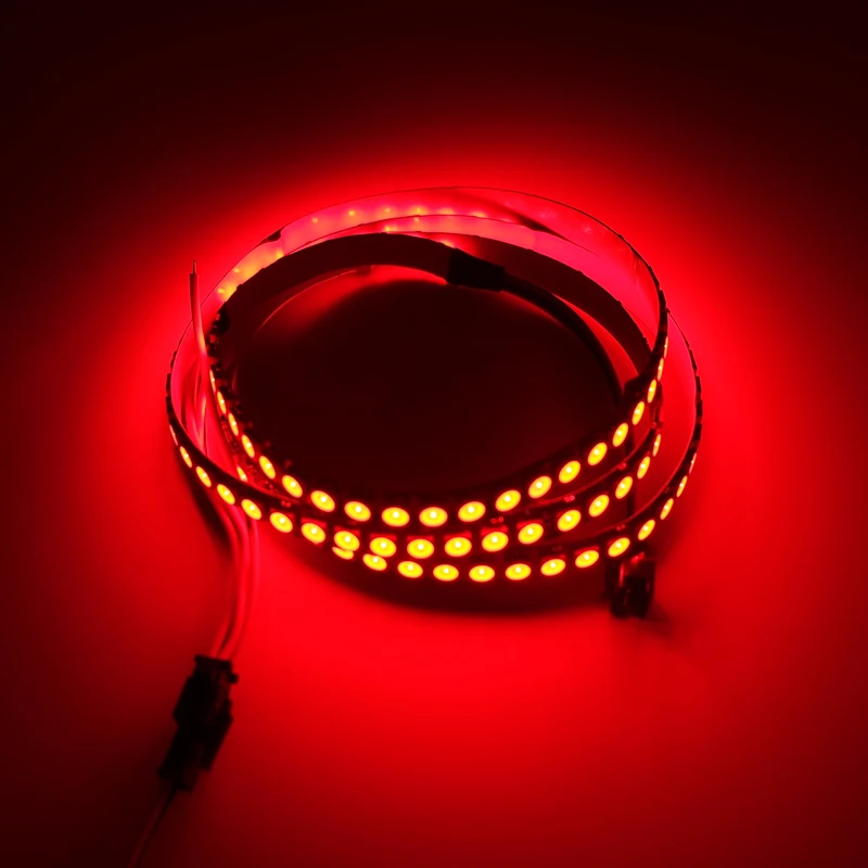 1 м 144 светодиода WS2812B светодиодов/m 5050 RGB Чип WS2811 IC Digital 5V Светодиодная лента свет не