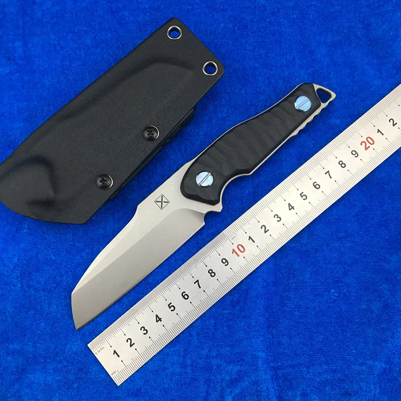 LEMIFSHE YX2001 новый нож TI 6Al 4V лезвие G10 ручкой и фиксированным лезвием KYDEX оболочка