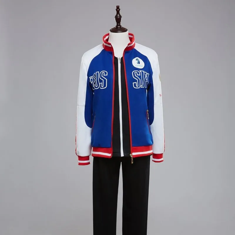 Костюм Юри Рипли косплей на льду аниме костюм парик полный комплект |