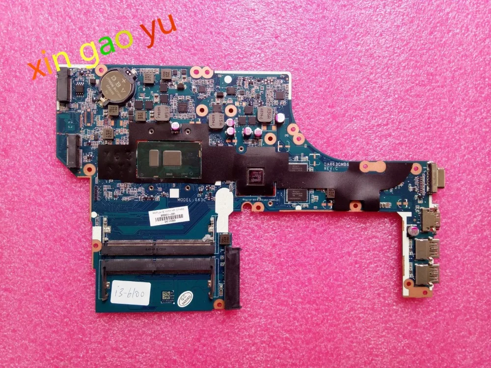 

For HP For ProBook 470 G3 Laptop Motherboard DAX63CMB6C0 W/ I3-6100U 855561-601 Motherboard