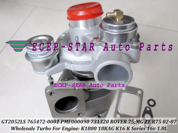 GT2052LS PMF000090 731320 5001S 765472 5002S Турбокомпрессор для ROVER 75 MG ZT R75 K Serie K16 16V 1.8L P K1800 18KAG|turbocharger