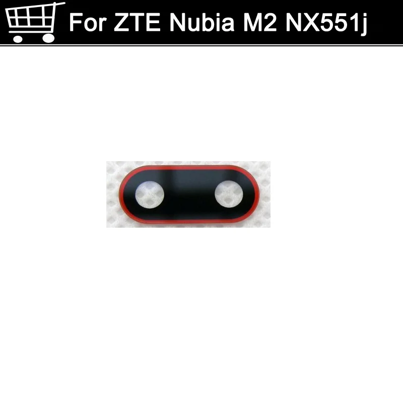 Оригинальный стеклянный объектив задней камеры 2 шт. для ZTE Nubia M2 NX551J
