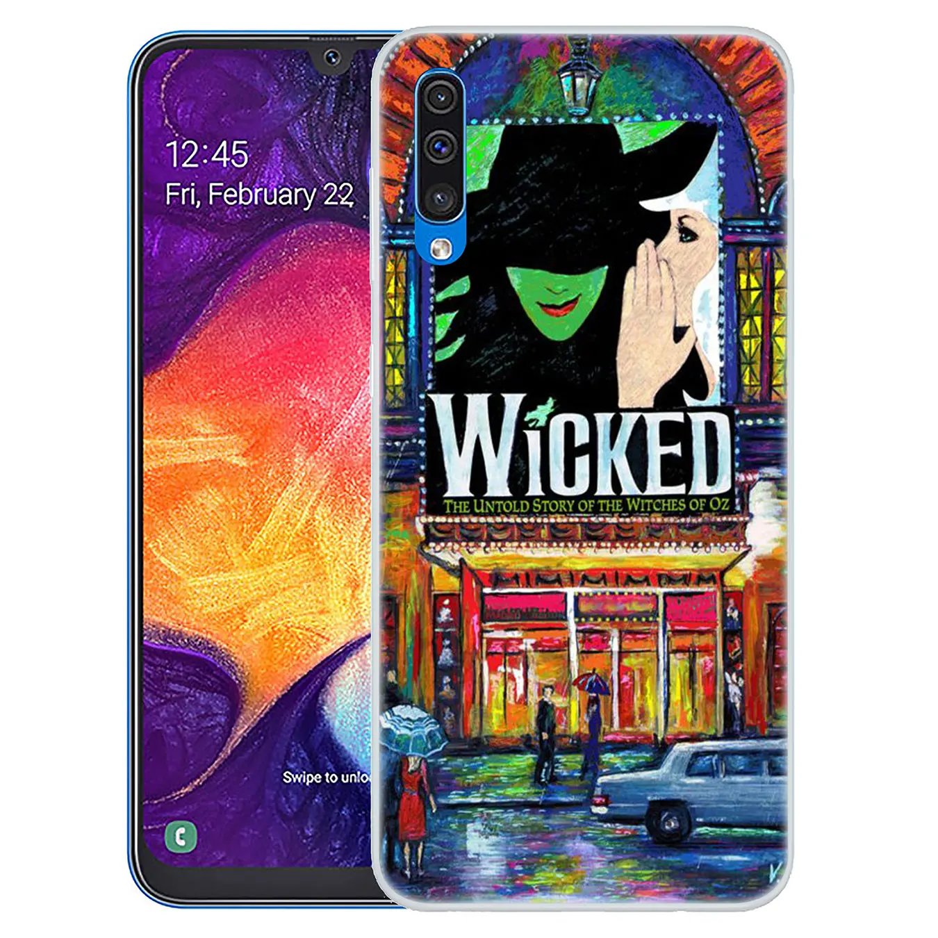 Жесткий чехол для телефона Lavaza Broadway Musical Wicked Lyrics Samsung Galaxy A10 A20 A30 A40 A50 A60 A70 M40 M30 M20 M10