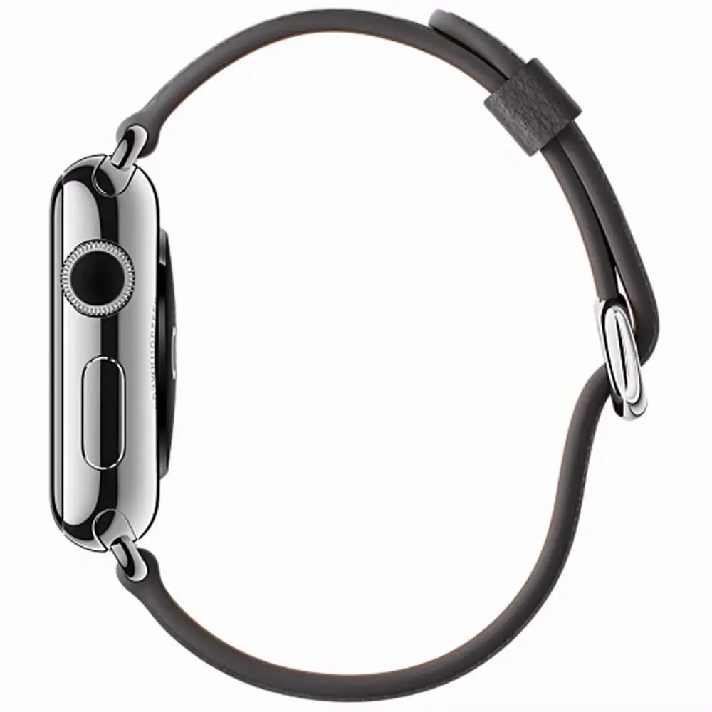 Ремешок из натуральной кожи для iWatch 5 4 3 2 1 сменный ремешок с классической пряжкой для часов Apple Watch 42 мм 38 мм 40 мм 44 мм