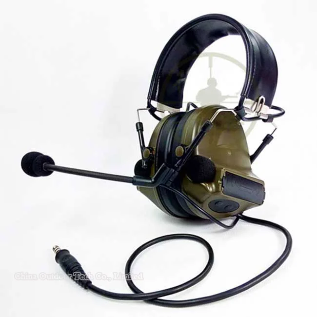 Тактическая гарнитура Comtac II военное шумоподавление с U94 PTT для Kenwood Motolora Midland Airsoft