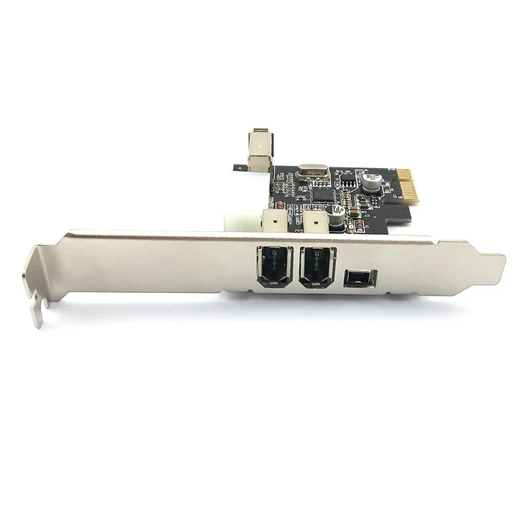 &quotE ZHOU&quot EZRC004 PCI-E1394 Карта видеозахвата через чип с фронтальной HD DV отправка 1394
