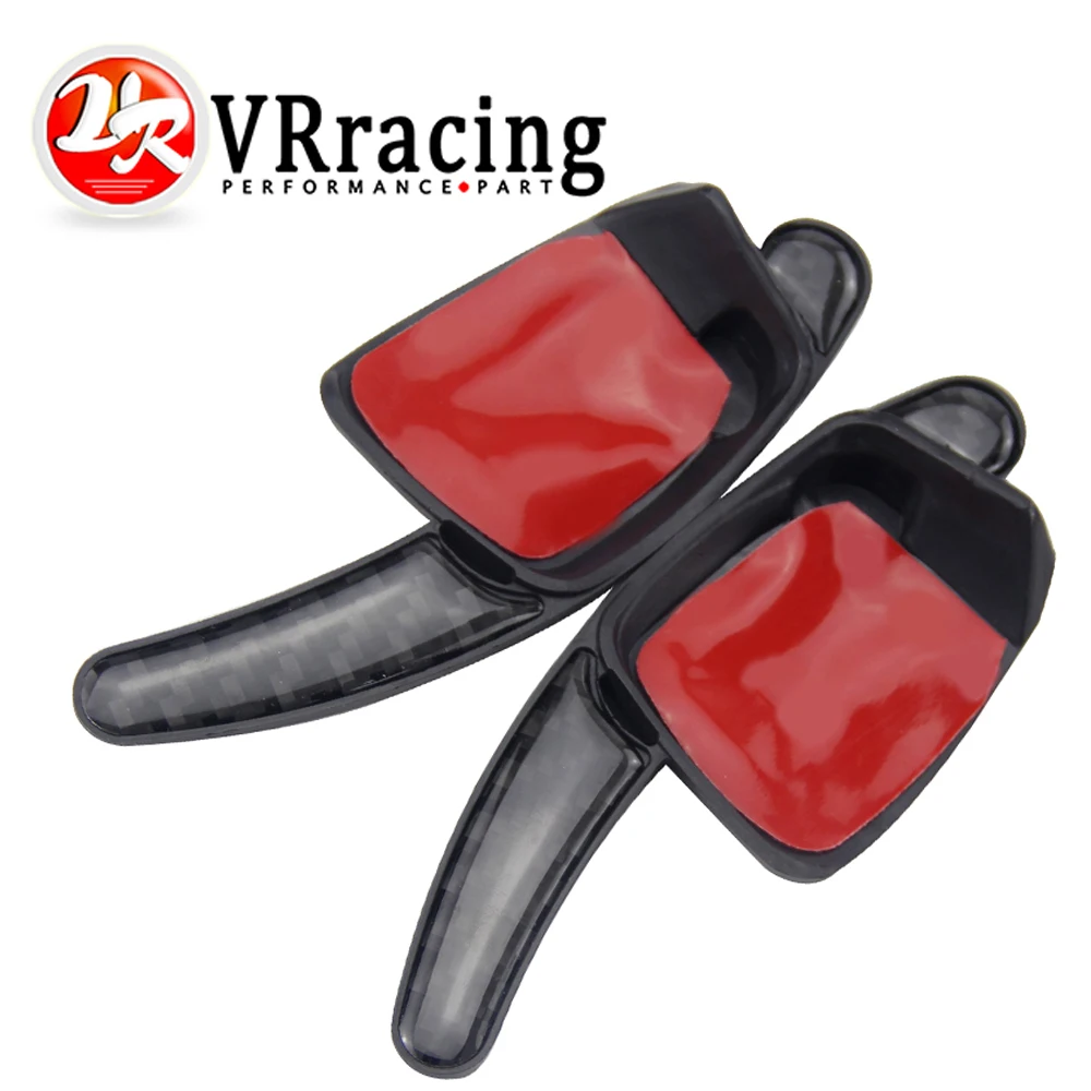 VR Carbon Fiber весло для переключения руля VW Golf 7 расширители наклейки PSD05|steering wheel shift