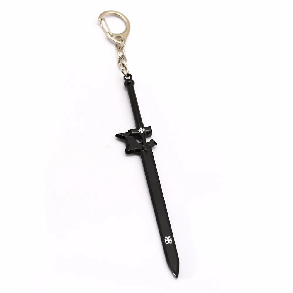 

Mengtuyi Game Sword Cartoon Cosplay Keychain Weapon Black Metal For Men's Car