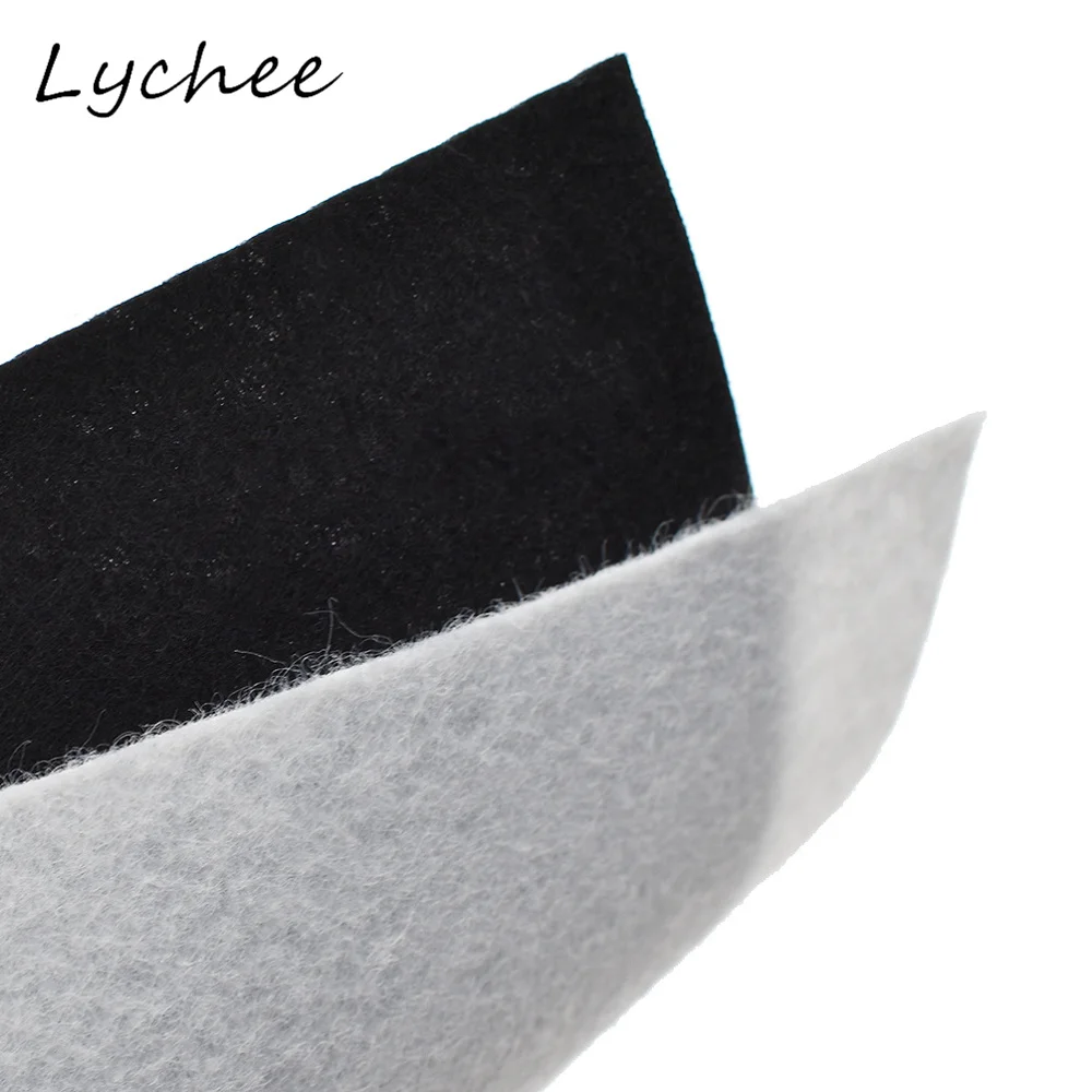 Lychee 6 шт 20*20 см Черно-белый нетканый фетровый материал сделай сам поделки ручной
